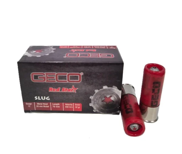 Geco Red Star 12 Kalibre Tek Kurşun